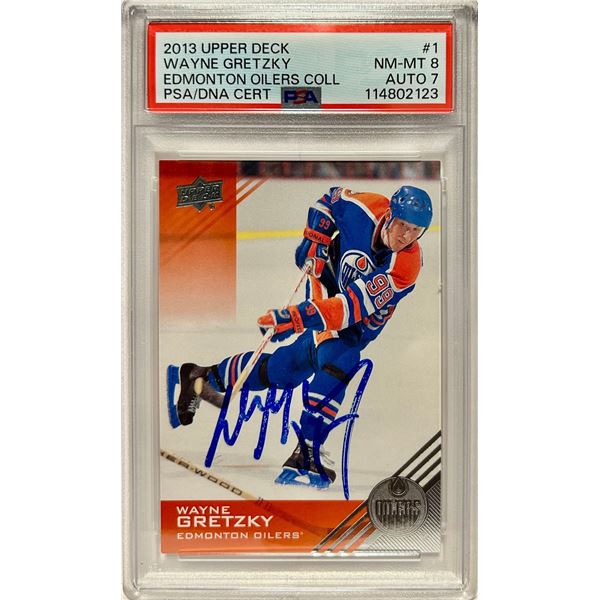 2013 Wayne Gretzky Auto Slab