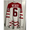 Image 1 : Shea Weber Signed 2010 Team Canada Olympic Gold Jersey