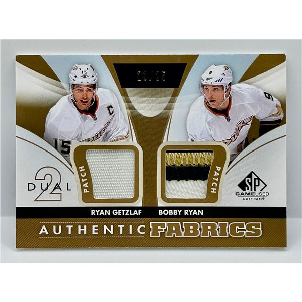 2012-13 UD SP Authentic Fabrics - Getzlaf/Ryan