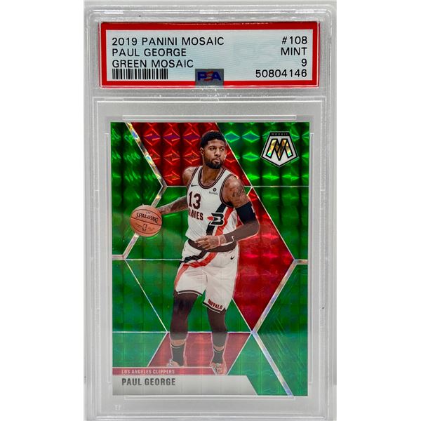 2019 Panini Green Mosaic - Paul George Slab