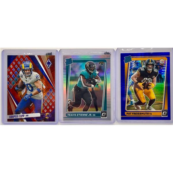 3 Card Football Lot - See Description