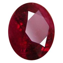 1.28ct Oval Blood Red Ruby Madagascar  (GEM-19282)