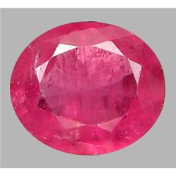 2.32ct Top AAA Oval Cut Mozambique Pink Red Ruby Appraisal Estimate $925 (GEM-9112)