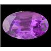 Image 1 : 1.16ct Oval Violet Purple Genuine Ceylon Sapphire RARE VVS UNHEATED UNTREATED (GEM-18982)