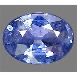 0.97ct Oval Cut Top AAA Deep Blue Sapphire Ceylon Appraisal Estimate $625 (GEM-8796)
