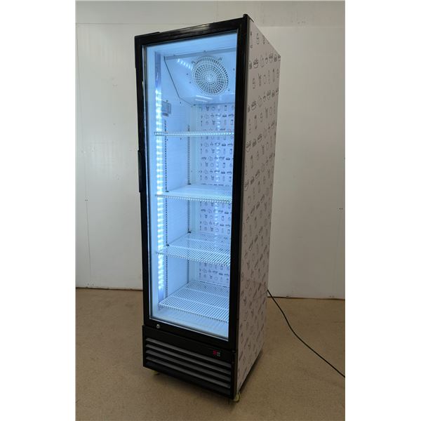 24" Glass Door Upright Cooler | 1024/R1FL