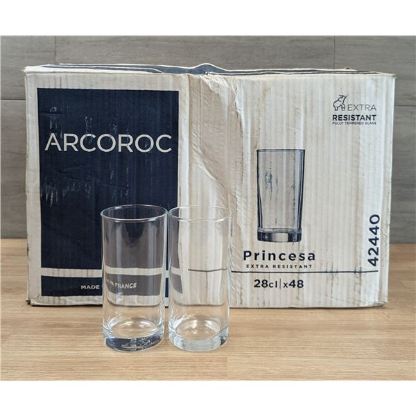 Arcoroc Princesa 10oz Highball Glasses - Lot of 48 (1 Case) | FtC