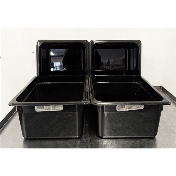 Cambro 1/2 Size 6" Deep Food Pans - Lot of 4 | FtC