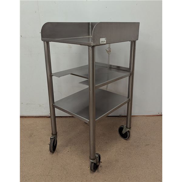 Advance Tabco 19-1/4" x 21-1/2" Custom Stainless Table with Drain | R3FL