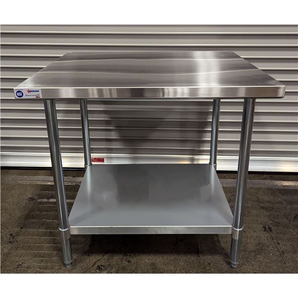 36" x 30" Stainless Steel Work Table, Omcan 22072 | MR3-4,MR4-3