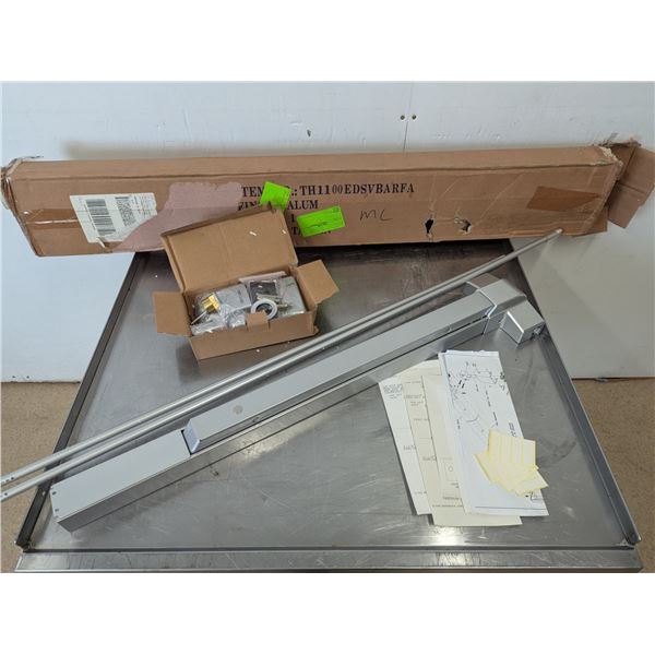 EDSV Series Aluminum Grade 1 36" Fire Rated Surface Vertical Rod Touch Bar | Rod1/FtF