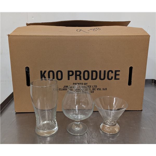 Assorted Glassware - Lot of 30pcs | FtF