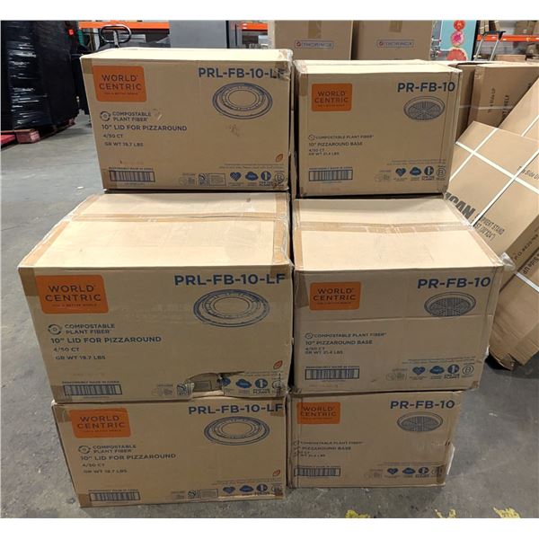 10" Pizza Round Bases & Lids - Lot of 2000pcs | L11-2/DX86
