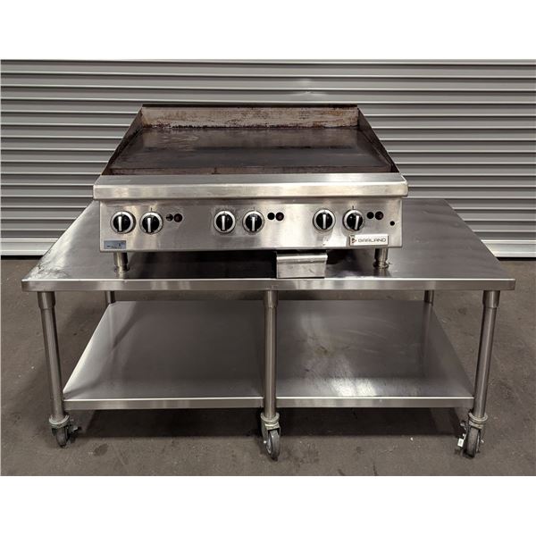 Garland 36" Gas Countertop Griddle W/60" Equipment Stand | R7FL