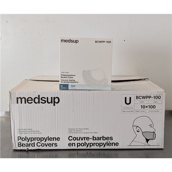 Polypropylene Beard Covers - Lot of 1000 (1 Case) | Jim5/L6CR4