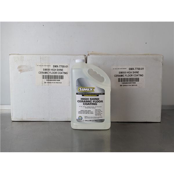 Simix SMX-7700-01 Hight Shine Ceramic Floor Coating - Lot of 8 (2 Cases) | Jim6/ML3-1
