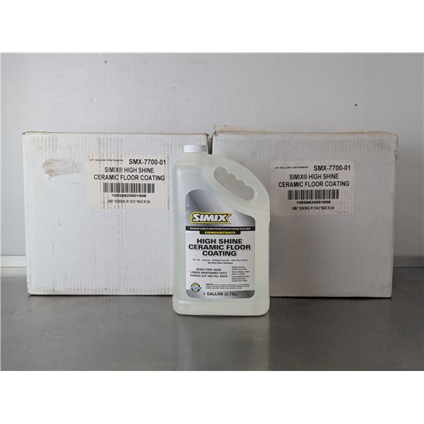 Simix SMX-7700-01 Hight Shine Ceramic Floor Coating - Lot of 8 (2 Cases) | Jim6/ML3-1