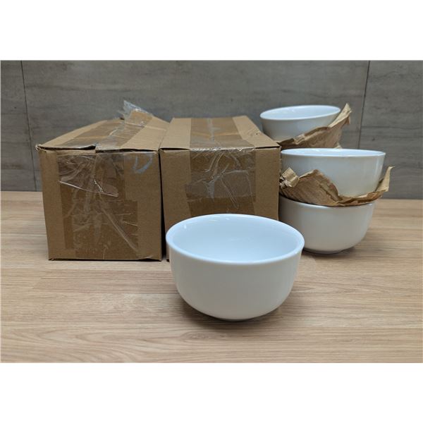 3-3/4" White Bowls - Lot of 18 | S3/L6CR2