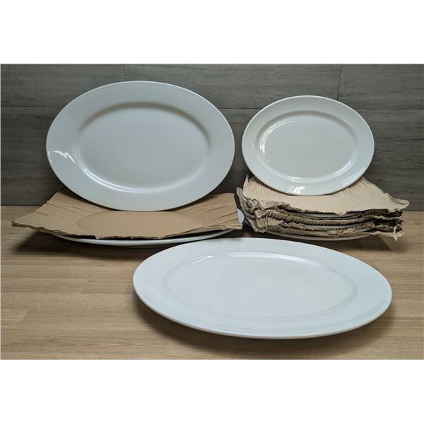 Various Sizes of Oval Plates - Lot of 9pcs | S9/L6CR5