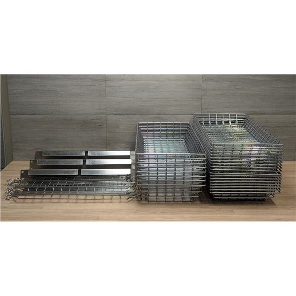 26 Wire Baskets with 3 Wall Mount | CC2
