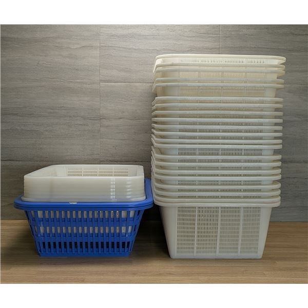 Various Sizes of Plastic Baskets - Lot of 29pcs | Sina4/L6CR1