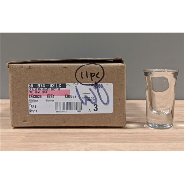 Libbey 1oz Shot Glasses, 6284 - Lot of 11 | EC4