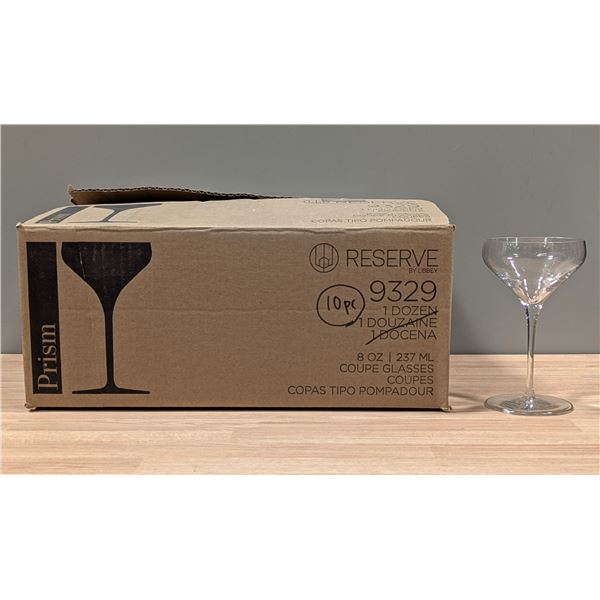 Reserve 8oz Coupe Glasses, 9329 - Lot of 10 | EC4