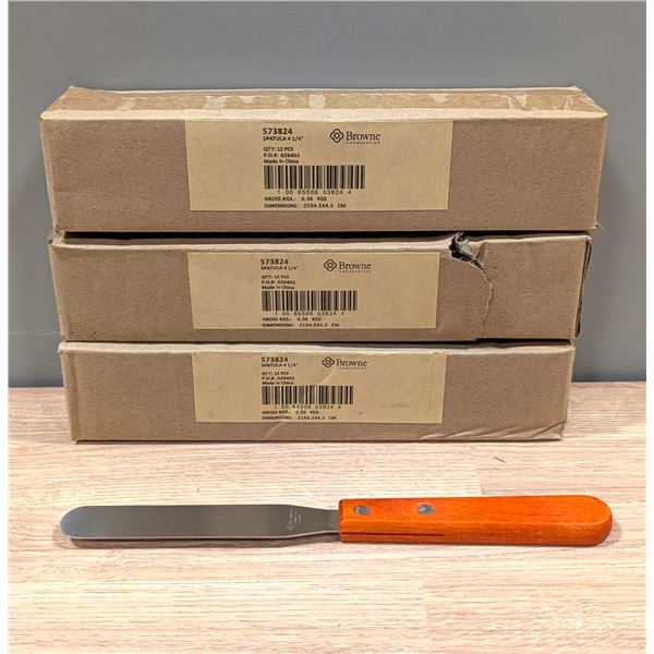 Browne 4 1/4" Spatula, 573824 - Lot of 36 ( 3 boxes ) | L4-CR7