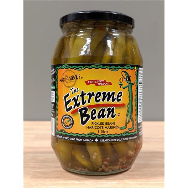 Matt & Steve's The Extreme Bean Pickled Beans, 1L - Lot of 4 | L4-2