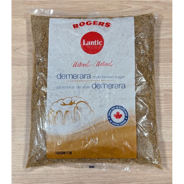Rogers Natural Demerara Style Brown Sugar, 1Kg - Lot of 5 | Cooler3