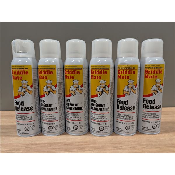 Griddle Mate Food Release, 453g - Lot of 6 | L3-2
