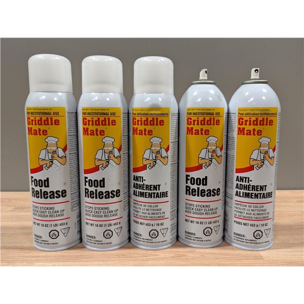 Griddle Mate Food Release, 453g - Lot of 5 | L3-2