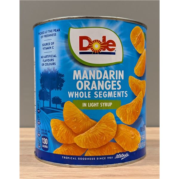 Dole Mandarin Oranges Whole Segments in Light Syrup,2.84L - Lot of 3 | CanRack19