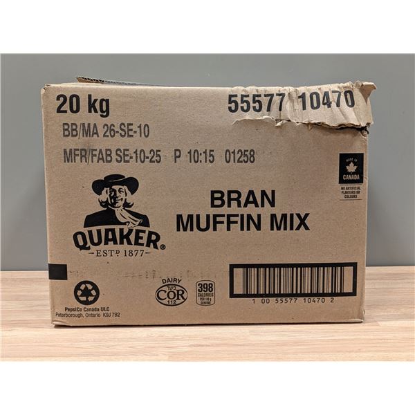 Quaker Bran Muffin Mix, 20Kg  | Cooler2