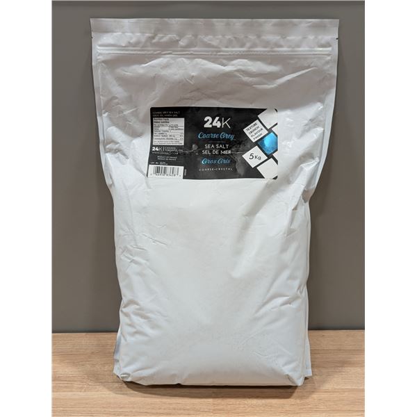 24K Coarse Grey Sea Salt, 5Kg  | Cooler2