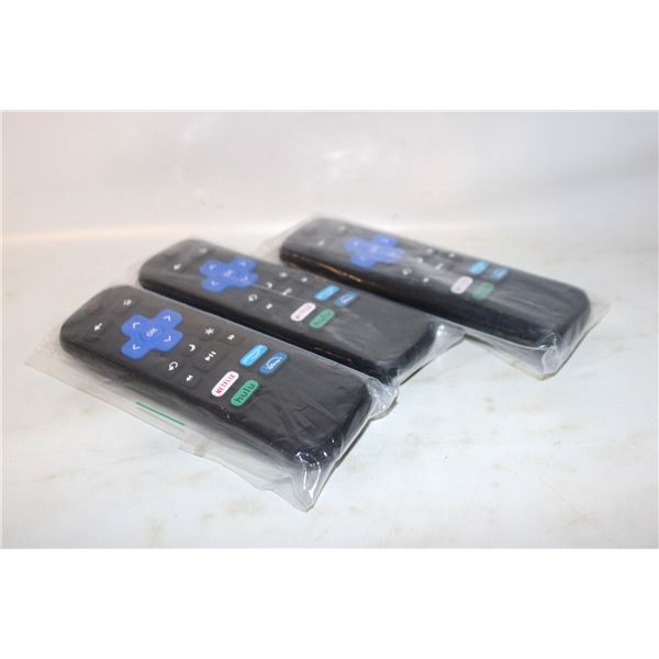 (3) UNIVERSAL STREAMING REMOTES