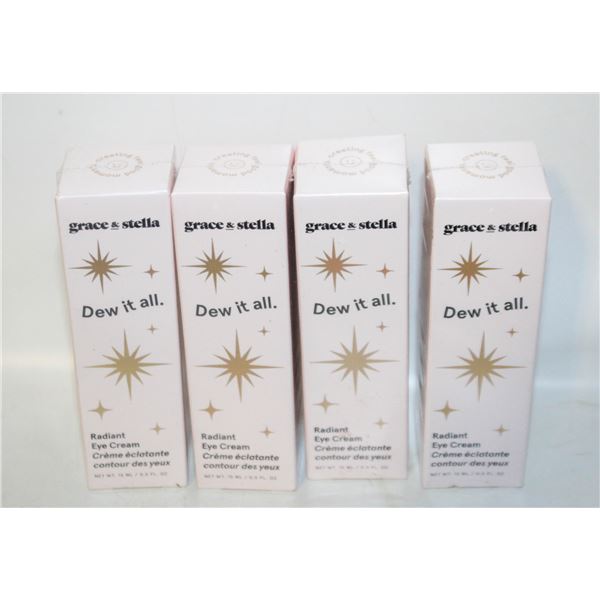 (4) GRACE AND STELLA RADIANT EYE CREAM
