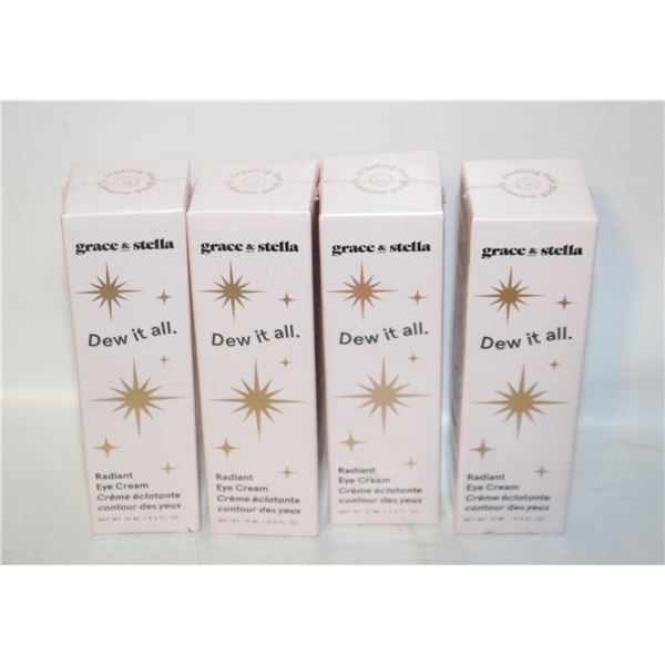 (4) GRACE AND STELLA RADIANT EYE CREAM