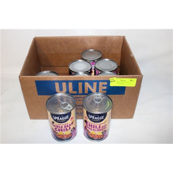 REPACKED 8 X 425G SPRAGUE TRIPLE BEAN CHILIS