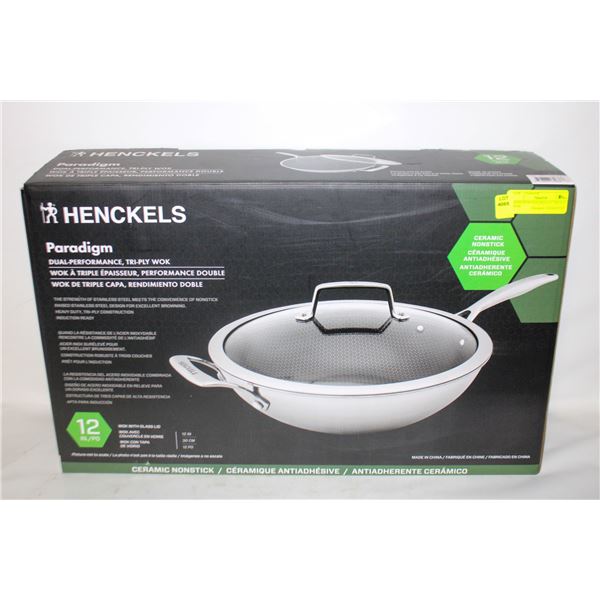 PARADIGM HENCKELS 12" TRI-PLY WOK