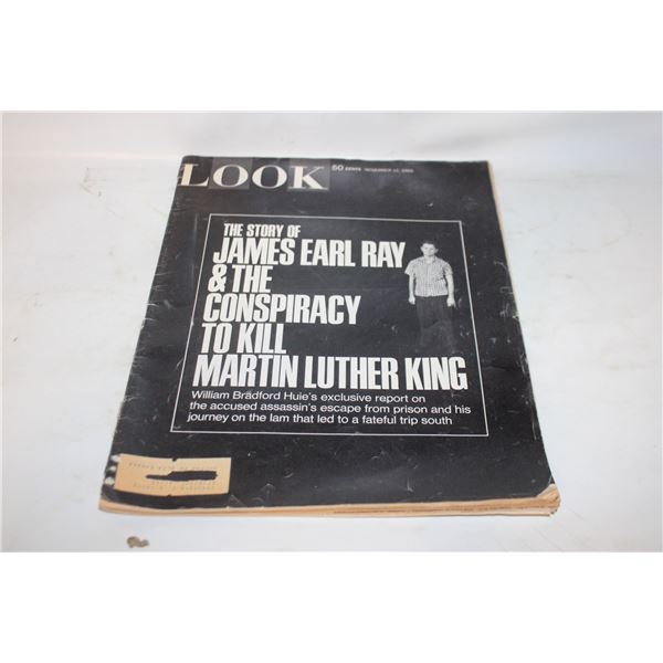 1968 LOOK - STORY OF JAMES EARL RAY