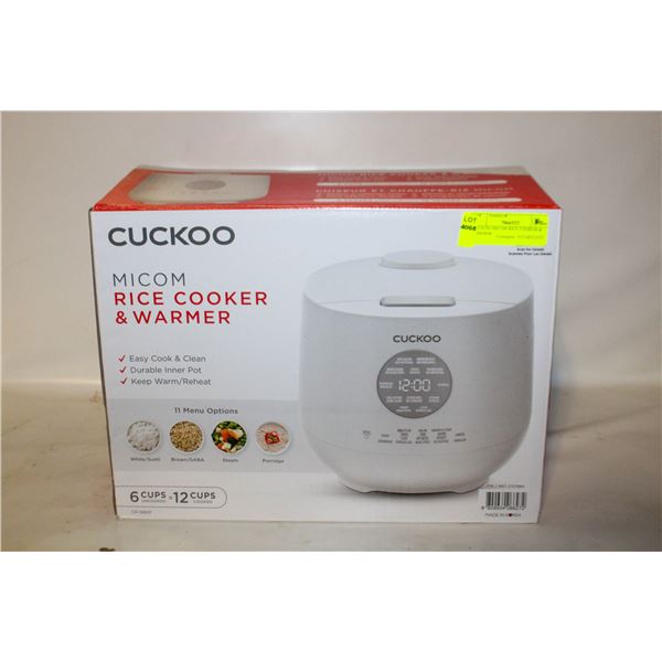 CUCKOO MICOM RICE COOKER & WARMER