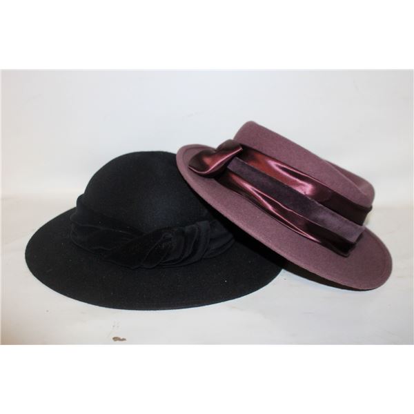 2 LADIES HATS
