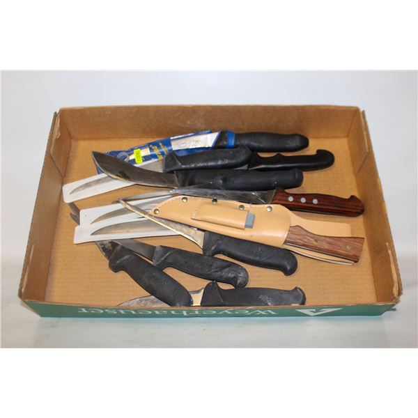 BOX OF KNIVES