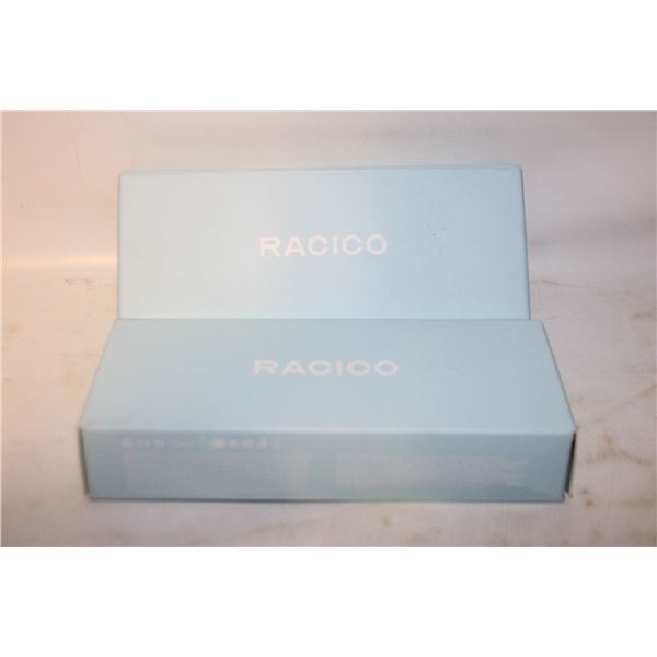 (2) RACICO BLACK/SILVER ANTI BLUE LIGHT GLASSES