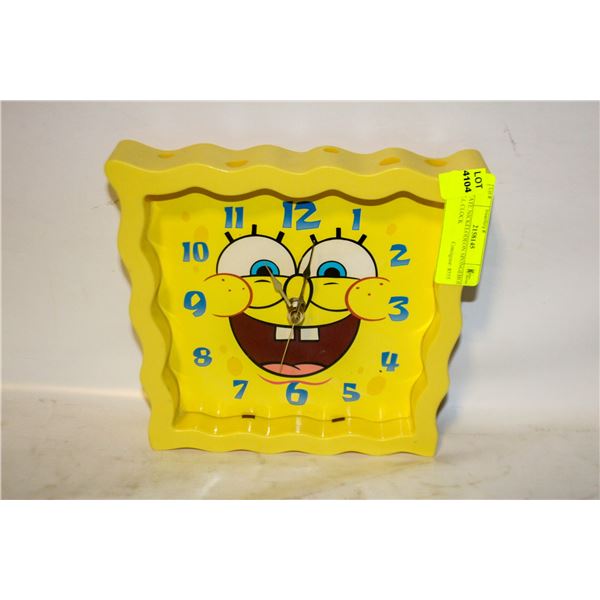 ESTATE NICKELODEON SPONGEBOB WALL CLOCK