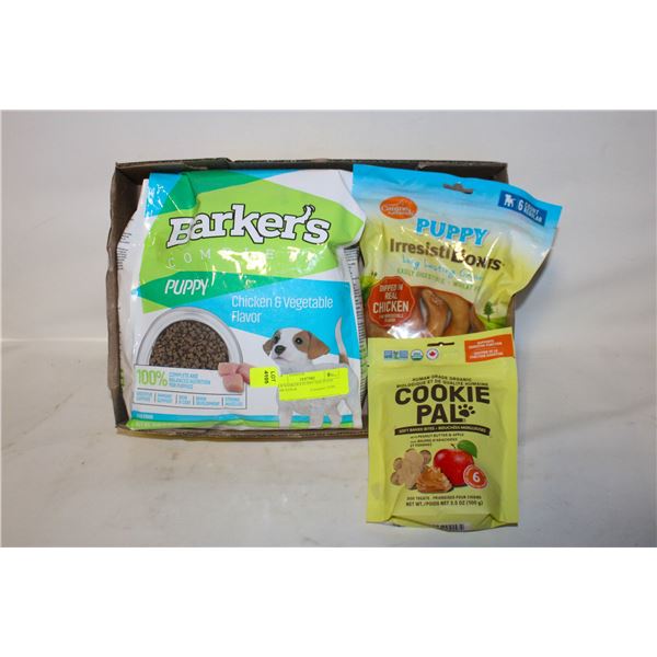 5LB BARKER'S PUPPY DOG FOOD CHICKEN &