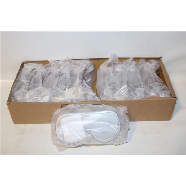 CASE OF 10 NEW CLEAR SAFETY GOOGLES