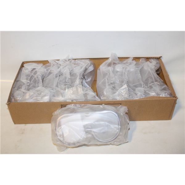 CASE OF 10 NEW CLEAR SAFETY GOOGLES