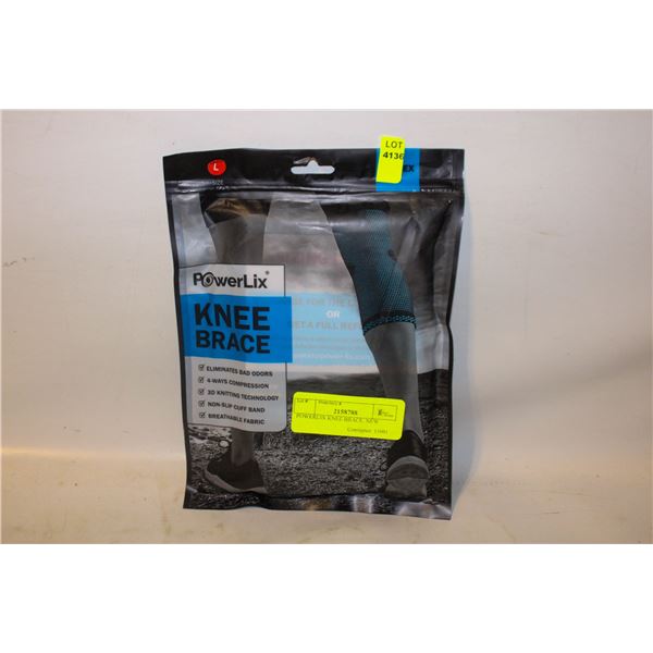 POWERLIX KNEE BRACE. NEW SZ L